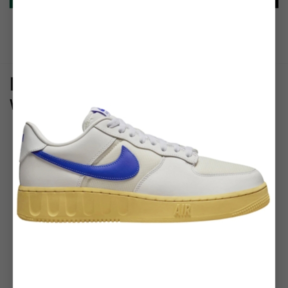 Nike Air Force 1 Unity 'White Racer Blue' DM2385-100 - Picture 5 of 8